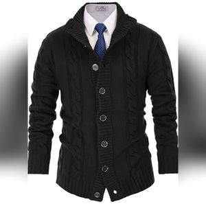 Paul Jones Cable Knit Cardigan Sweater